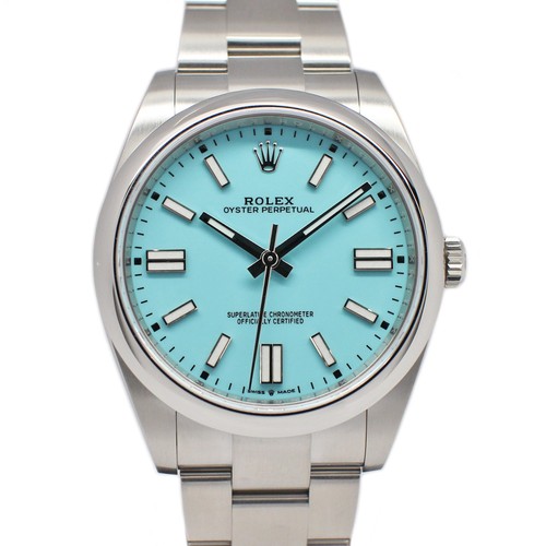 Rolex Oyster Perpetual 41 124300 41mm SS Blue Dial Automatic W...