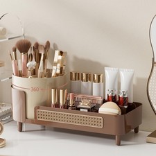 Makeup Organizer Countertop Rotating Makeup Organizer for Vanity Large Capacity