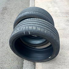 265 35 21 Pirelli P Zero Part Worn Tyres Porsche Taycan Used x2