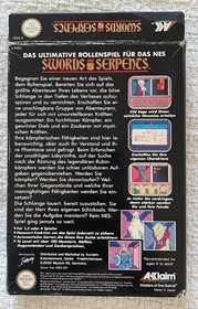 Swords and Serpents | NES | OVP | Anleitung | Schuber | Klassiker | NOE