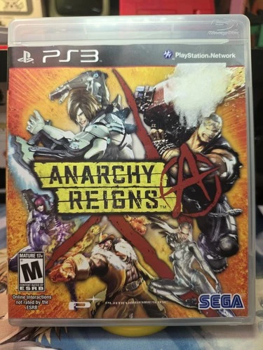 Anarchy Reigns (Sony PlayStation 3, 2013) PS3 Complete CIB.