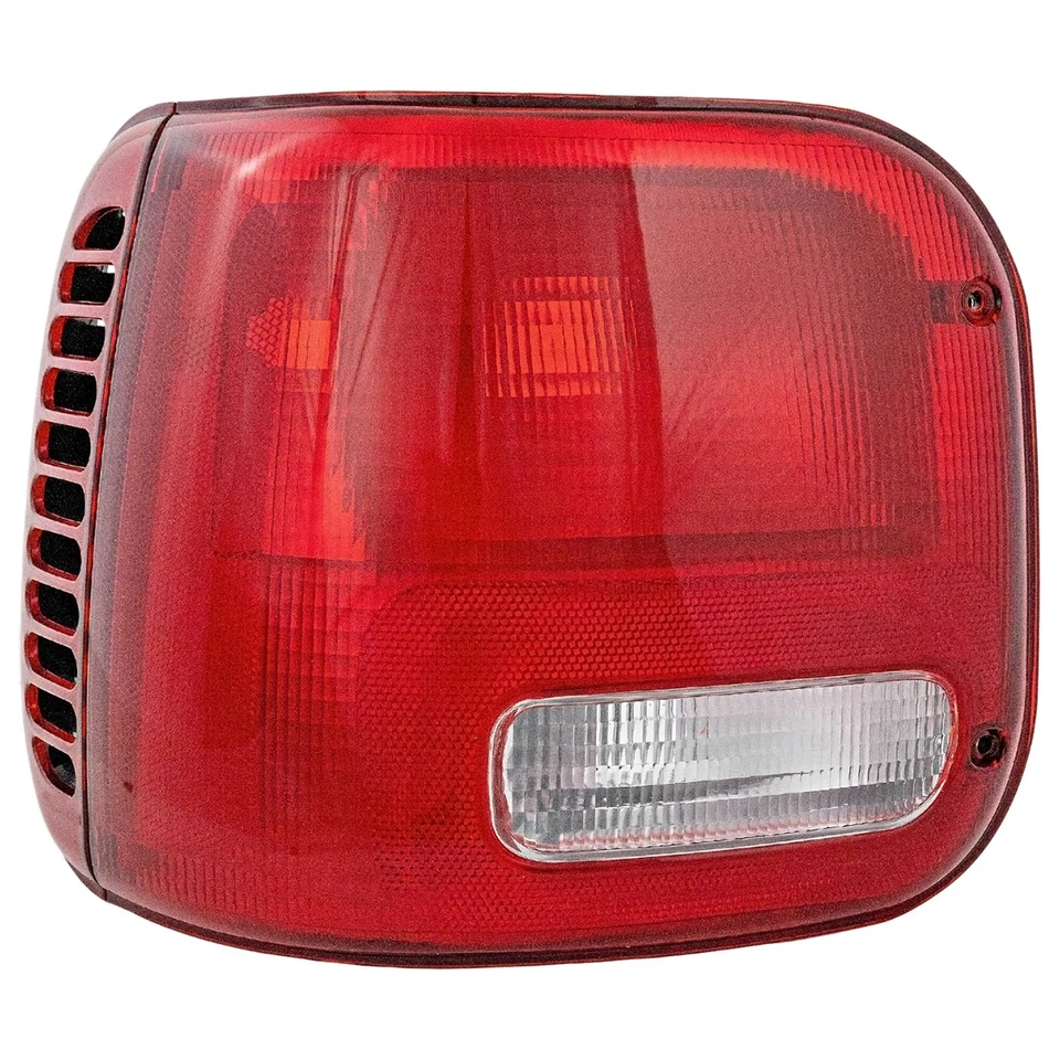 Luz trasera halógena para camioneta Dodge Ram 1500 1999-2003 lente izquierda transparente y roja Foto 2 de 4