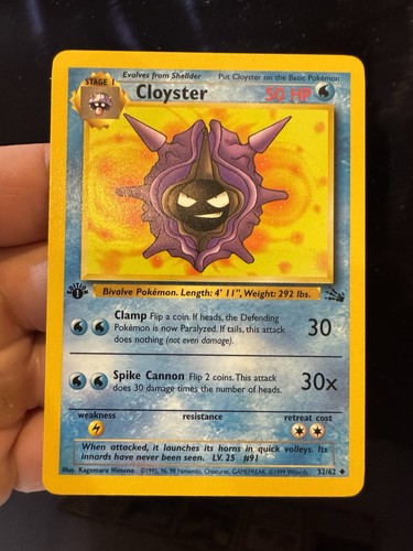1st Edition Fossil Set Pokémon Card Lot Rare Non Holo Near MINT Dragonite Gengar - Picture 9 of 18