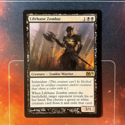 LIFEBANE ZOMBIE MAGIC 2014 (M14) MAGIC: THE GATHERING LIGHTLY PLAYED