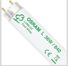 OSRAM 4FT 36W T8 FLUORESCENT TUBE COOLWHITE LIGHT 4000K BRAND NEW