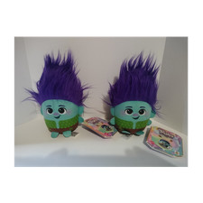 Lot of 2 Trolls Band Together Branch Hairmony Mixers Plush Mattel 6" NWT