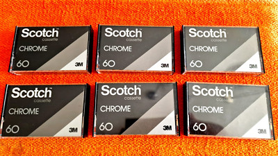 SCOTCH CHROME С-60 3M Audio Kassete Tape Cassette Kassette  1988 MINT condition!