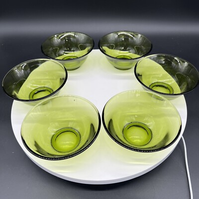 Anchor Hocking? Fruit/Avocado Salad Bowl set, 6 small bowls