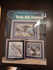 Orcas Dolphins Cross Stitch Patterns Booklet Cross My Heart Inc 1996 5 Designs