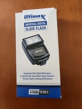 Ultimax UM-DSF100 Universal Digital Slave Flash w/ Hot shoe Bracket NEW 