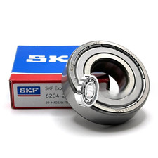 SKF 6204 ZZ DEEP GROOVE BALL BEARING, METAL SHIELDED 20x47x14mm