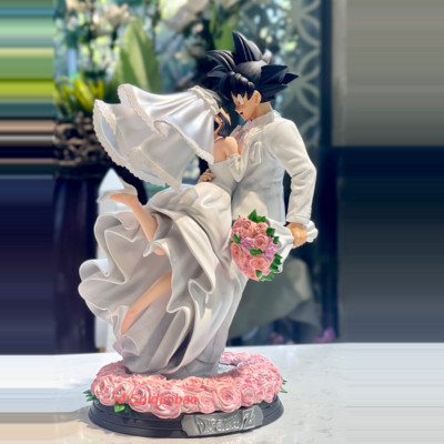 Son Goku Chichi Wedding Resin Model UMY Studio Dragon Ball 1/6
