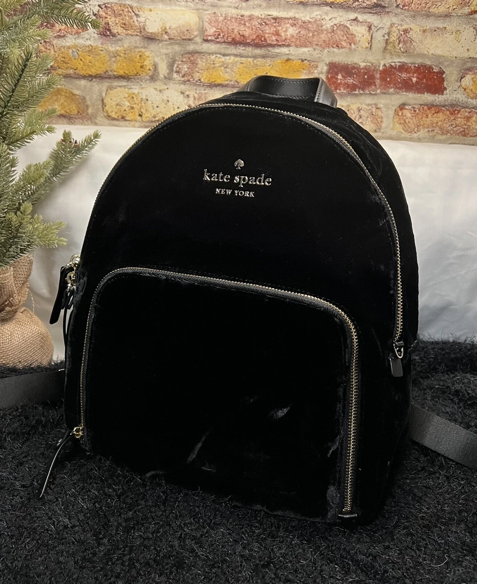 Kate spade backpack velvet cheap