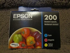 Epson T200520 Cyan Magenta Yellow Ink Cartridge # 200 07.2025
