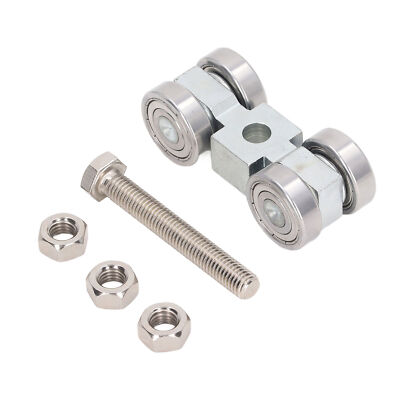 ATOPLEE 4-Pack Nylon Pulley Wheels – Round Groove Roller For Sliding Gates, Drawers & Angle Bars, 8x30x10mm