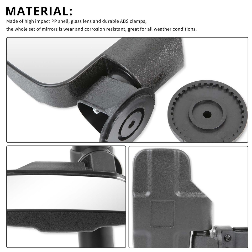 Rear View Center Mirror W/1.75'' Round Roll Bars For CF-MOTO ZFORCE 800 950 1000 - Foto 6