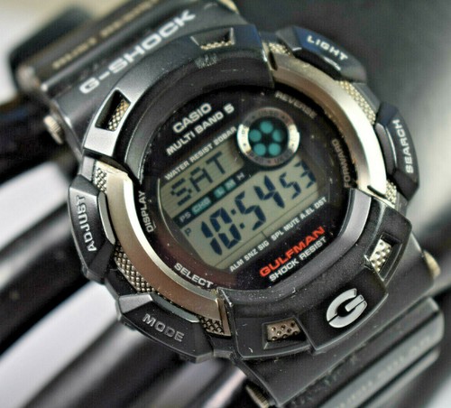 Casio SOLAR GW9100-1 (3089) G-SHOCK GULFMAN Men's Watch NEW SOLAR BATTERY!  4971850887225 | eBay