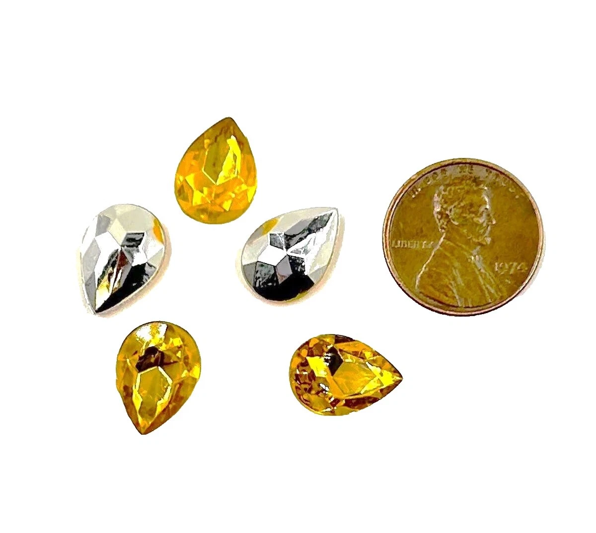 Acrílico Lágrima Facetado Cuentas Para Hacer Joyas