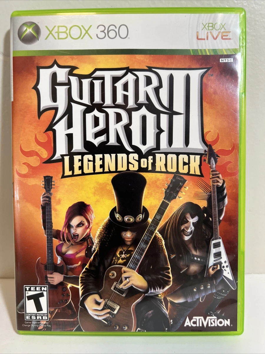  Guitar Hero III: Legends of Rock - Xbox 360 : Video Games