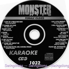 Female Oldies Monster Hits Karaoke CD G 1032 The Supremes,Mary Wells,Peggy Lee