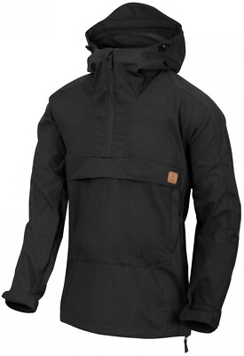 Helikon-Tex Woodsman Anorak Jacket Soft Shell Black Schwarz Outdoor Jacke
