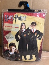 Harry Potter Gryffindor Cloak Robe Cape Size Child L/XL Halloween W/Tie