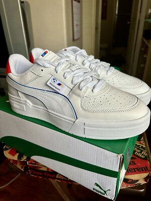 Puma BMW M Motorsport CA Pro 30775102 Mens White Leather Sneakers Sz 11