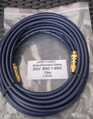 V2 TRIBUTARIES MAXIMUM PERFORMANCE OFC 75 OHM  BNC TO BNC 13M V-SYNC CABLE