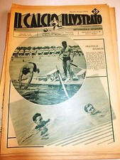 CALCIO ILLUSTRATO 26/7/33 FIORENTINA =NAPOLI GOLIARDO GELARDI =PADOVA BATTISTONI