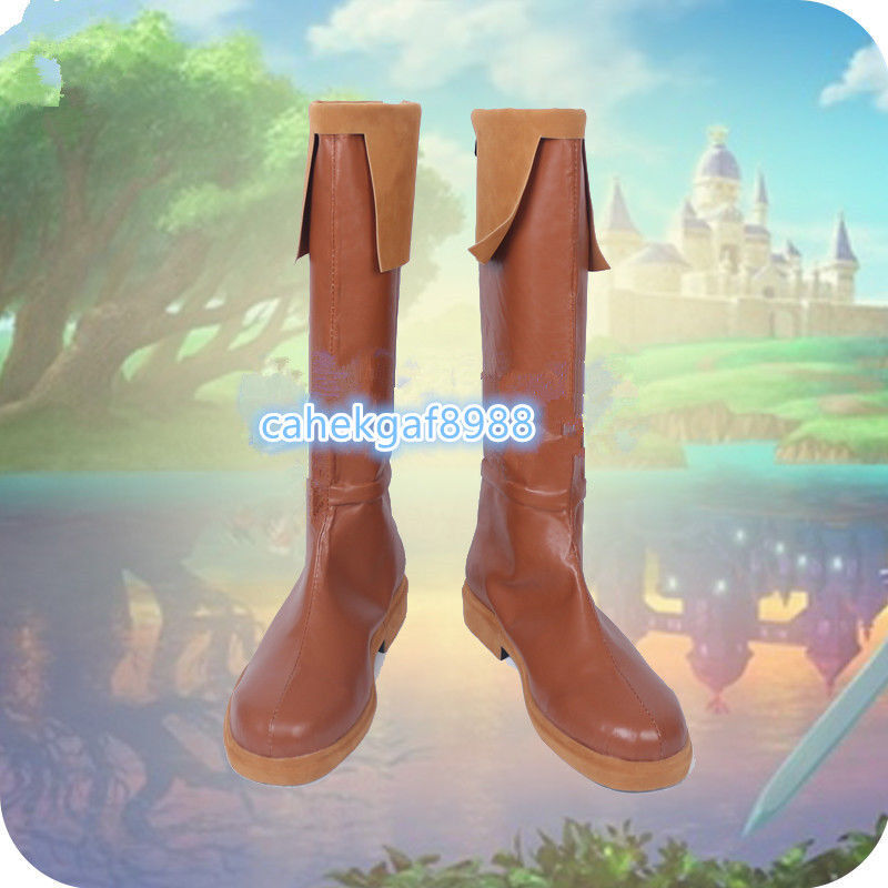 SBluuCosplay The Legend of Zelda Zelda Cosplay Shoes Custom Made