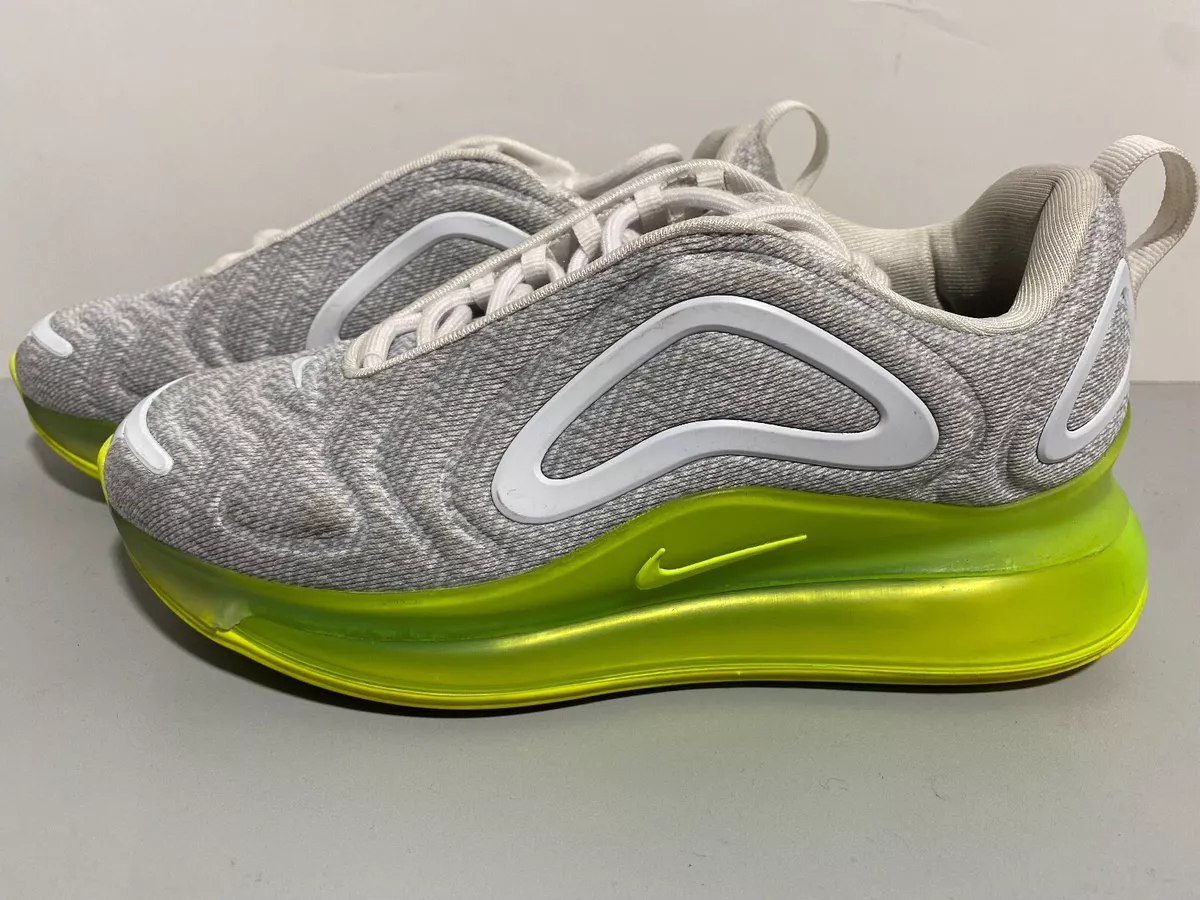 Nike ID Custom Air Max 720 Smoke Grey Electric Green Size 6 |