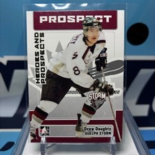 2006-07 ITG Heroes & Prospects #108, DREW DOUGHTY SP RC ??? Pre Rookie Card. rookie card picture