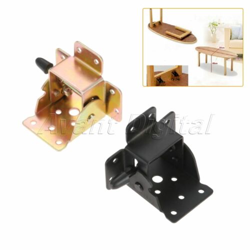 1/2/4Pc Iron Folding Table Chair Leg Bracket Durable Cabinet Self Locking Hinge - Picture 1 of 26