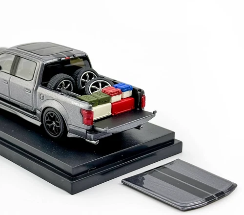 Lustiger 1:64 F-150 Shelby Pickup Truck Sport Muscle Modell Diecast Metall Auto - Bild 17 von 33