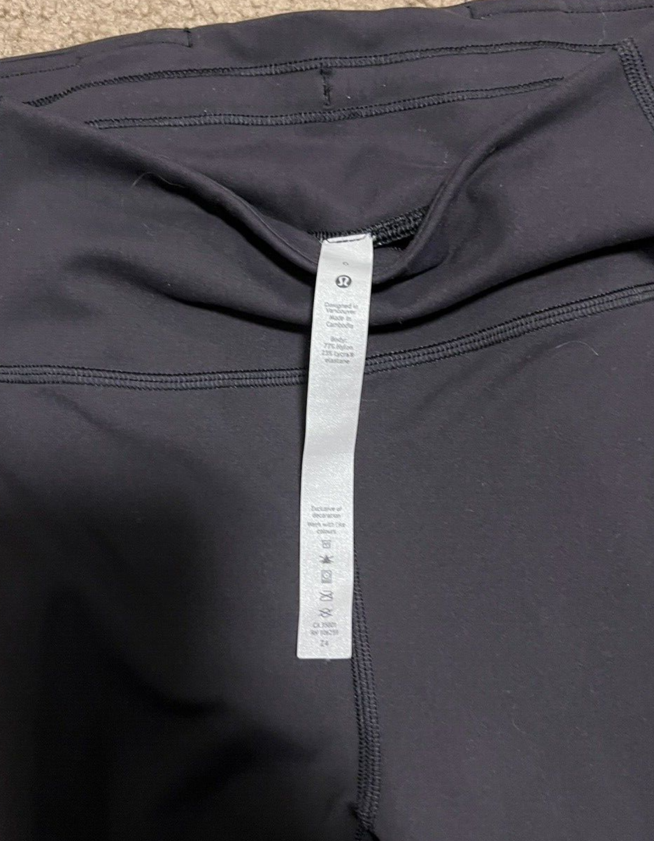 Lululemon Ca 35801 Rn 106259 Leggings Black size 6 eBay