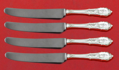 Rose Point by Wallace Sterling Silver Fruit Knife Set 4-Piece Custom 7 ...