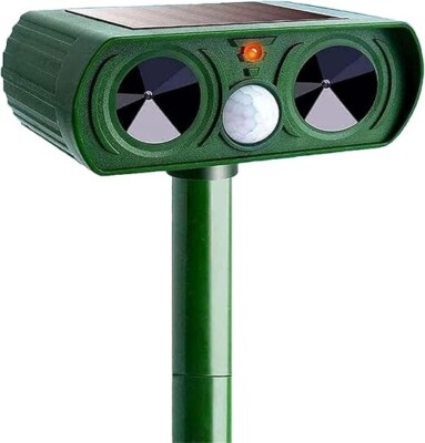 Solar Ultrasonic in Repellent Defender Squirrel, Deer, Raccoon, Skunk, Rabbit