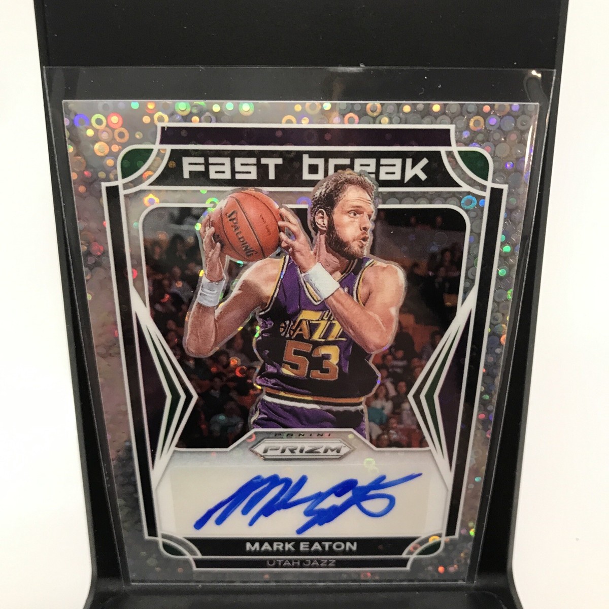 MARK EATON AUTO SILVER DISCO PRIZM 2021-22 Prizm Utah Jazz
