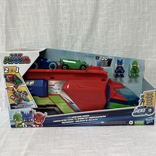 PJ Masks PJ Launching Seeker Preschool Toy, Transforming Vehicle Playset 2figure