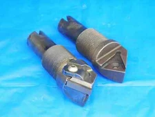 2pc SET ADJUSTABLE BORING BAR INSERT CARTRIDGES 1" - 20 THREAD DEVLIEG MICRBORE?