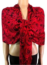 NEW Elegant Soft Long Floral Print PASHMINA SCARF/WRAP/SHAWL/ Multi Color #23