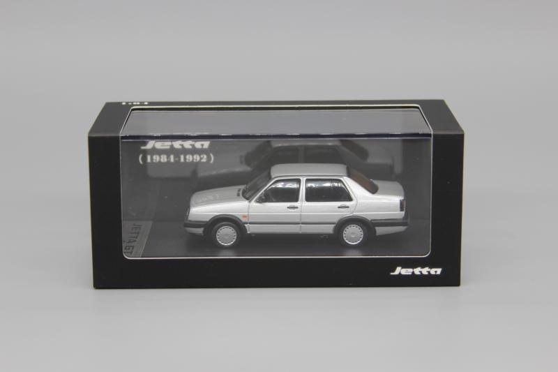 ORIGINAL 1:64 Scale VW Jetta GT Silver Alloy Diecast Car