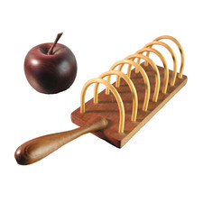 ARTIFORT Denmark Toasthalter Briefhalter Teak Holz 50er 60er MID CENTURY