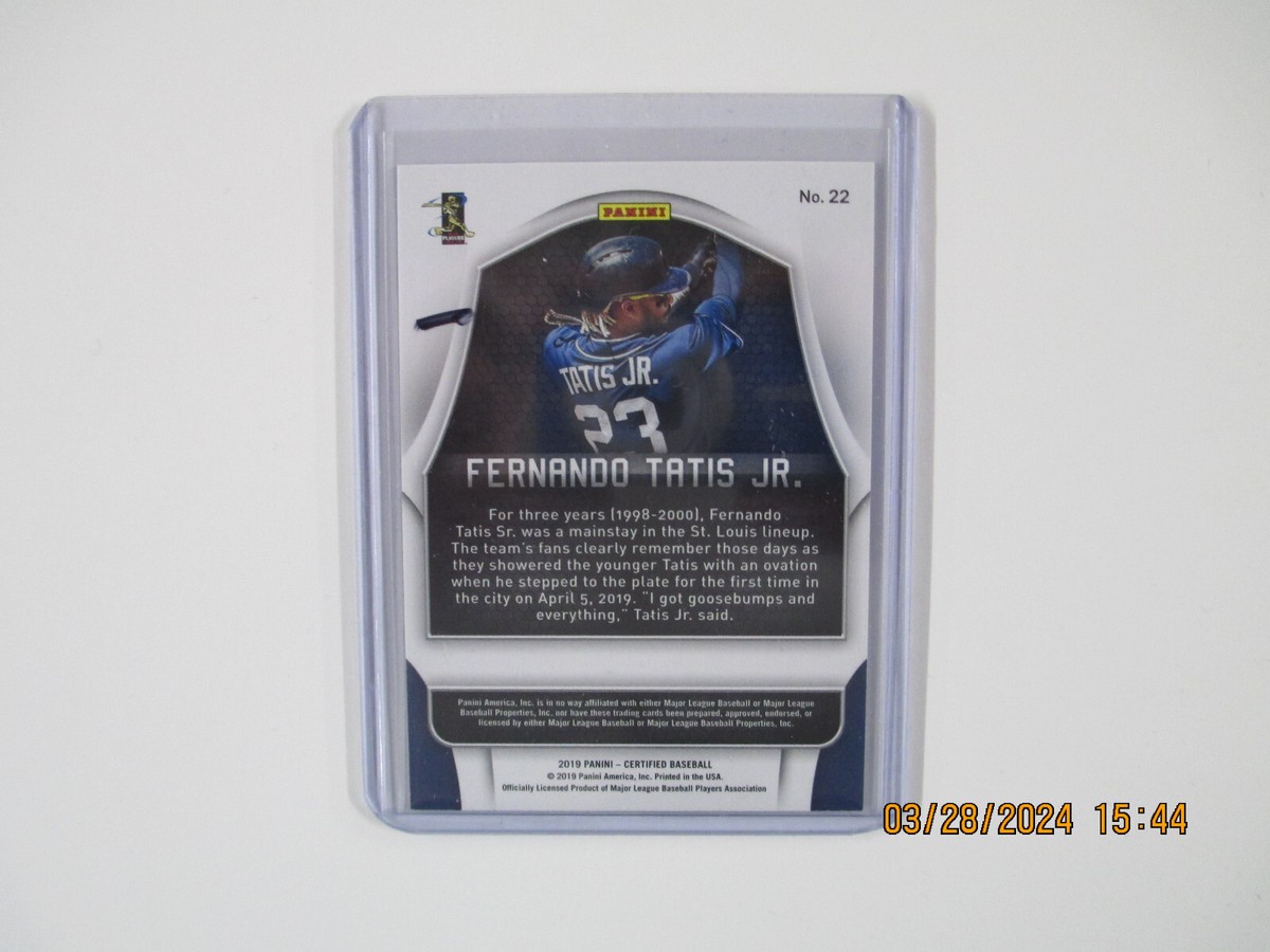 2019 Panini Baseball # 22 Tatis Jr. RC NMT, NMT+ | eBay