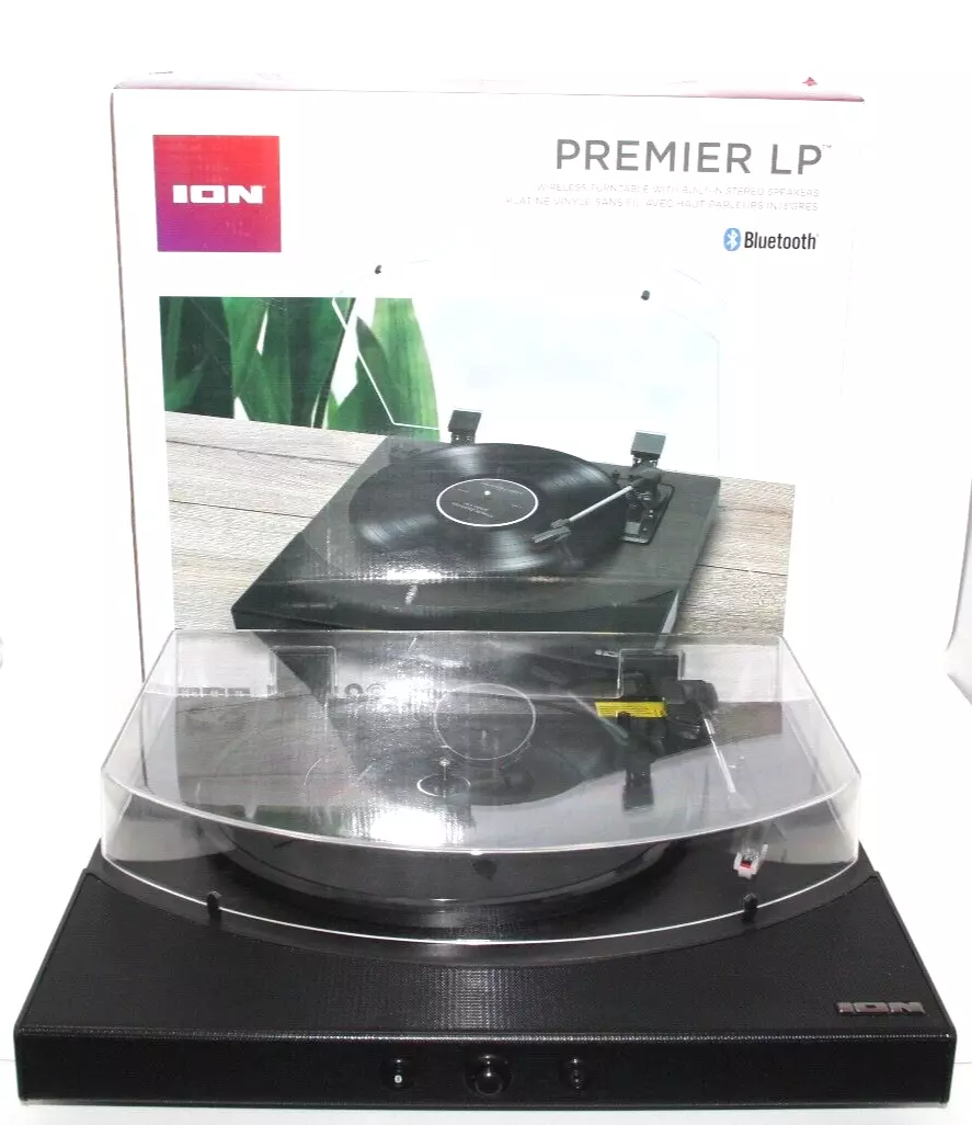 Open Box ION Audio Premier LP Wireless Bluetooth Turntable Vinyl