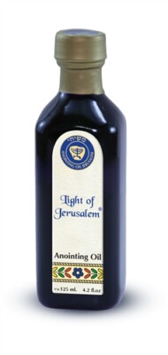 Aromatic Perfume Anointing Oil Light of Jerusalem Glass Bottle 4.2fl.oz /125ml 