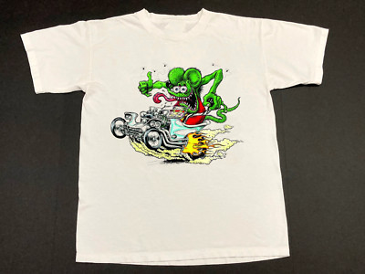 Ed Roth Rat Fink Race Funny Short Sleeve White S-2345XL Unisex T-Shirt TMB390