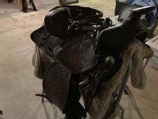 2 Western Saddles For Small Arabian Horses, with Bridles And Stands Included.