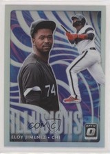 2020 Panini Donruss Optic Optic Illusions Holo Prizm Eloy Jimenez #OI-8 02v3