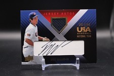 Brett Wallace, USA Baseball, 2008 Upper Deck, Patch Auto, 181/195, #BWE-24